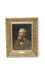 Bihari Sándor: Gróf Apponyi Albert portréja Olaj, vászon. 25 x 34,5 cm